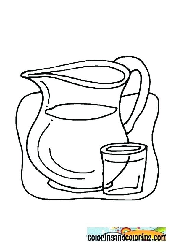 Water Bottle Coloring Page At Getcolorings Free Printable