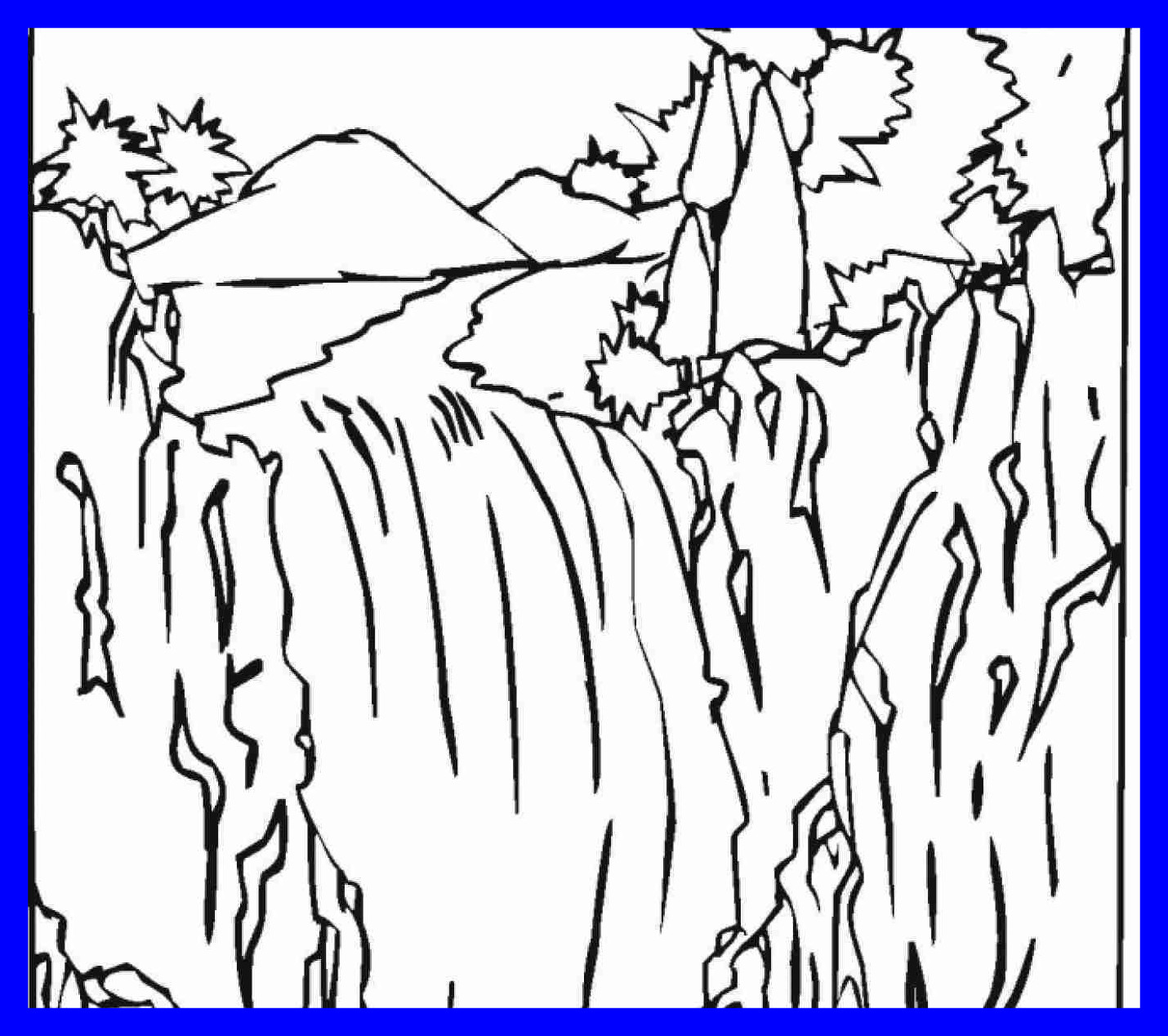 Waterfall Coloring Pages For Adults at GetColorings.com | Free