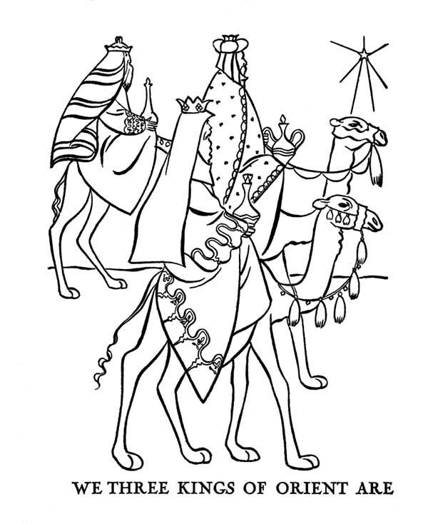 We Three Kings Coloring Pages at GetColorings.com | Free printable