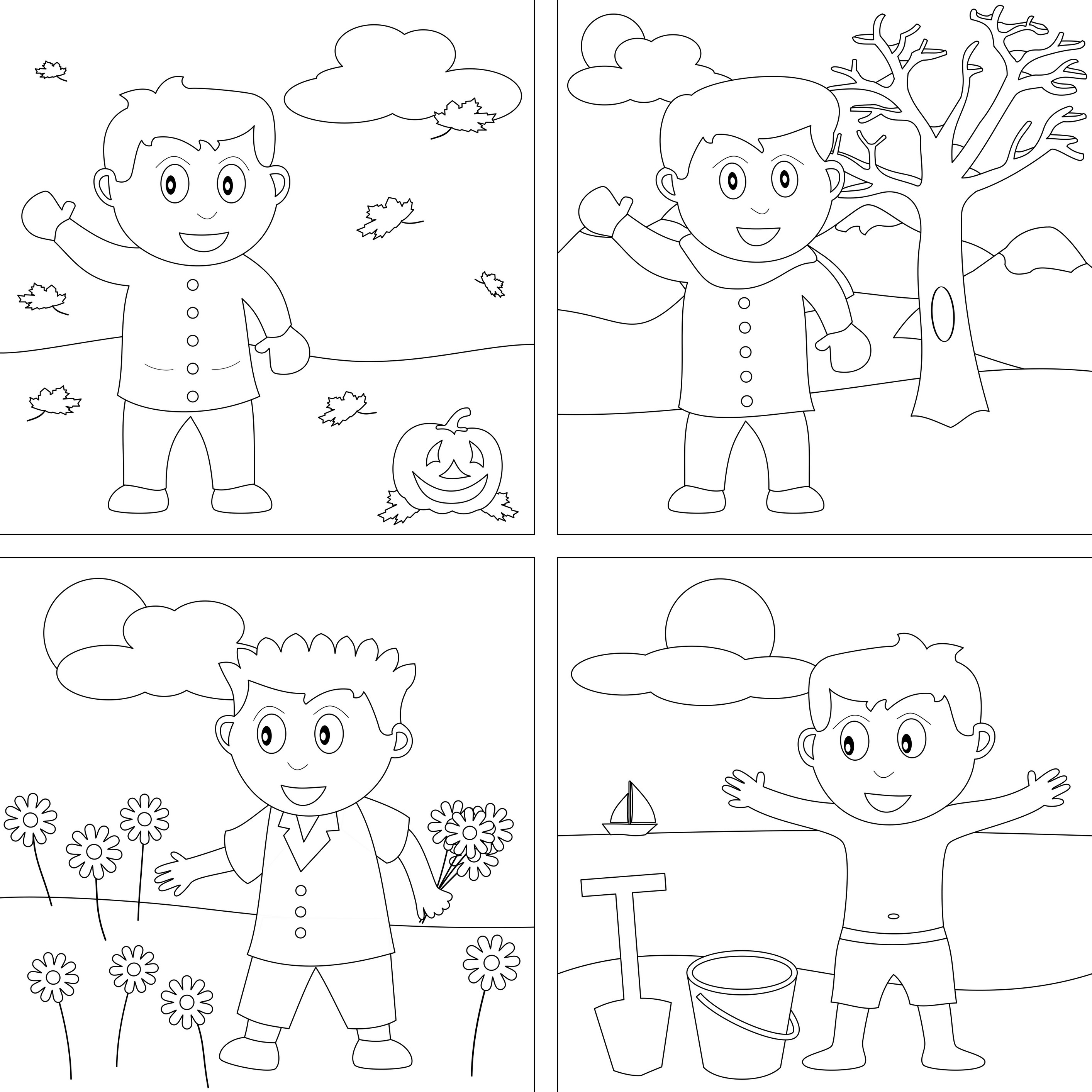 Weather Coloring Pages For Kids at GetColorings.com | Free printable