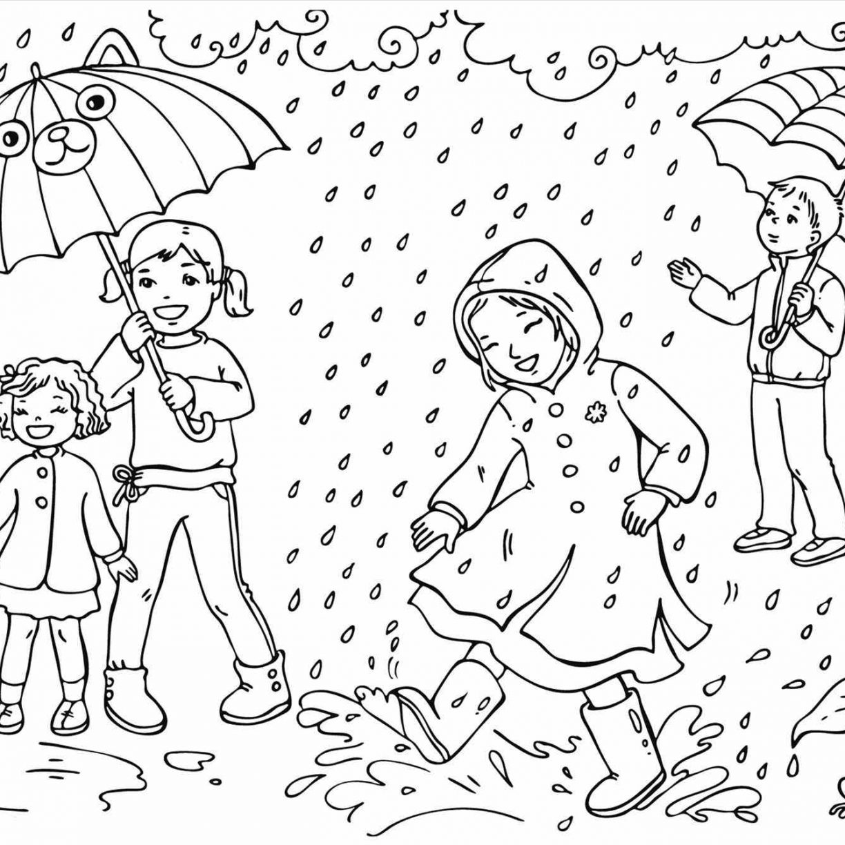 Weather Coloring Pages For Kids at Free printable