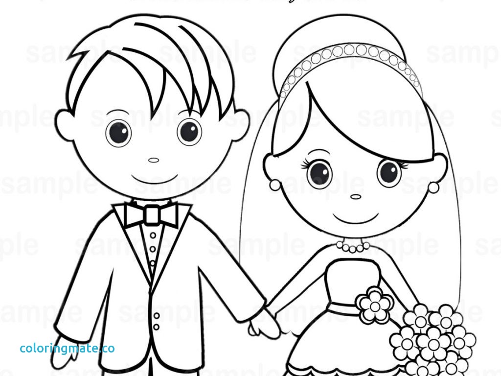 Wedding Couple Coloring Pages at GetColorings.com | Free printable
