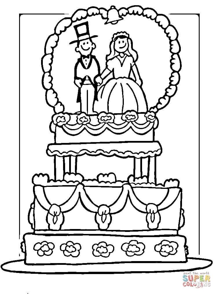Wedding Couple Coloring Pages at GetColorings.com | Free printable