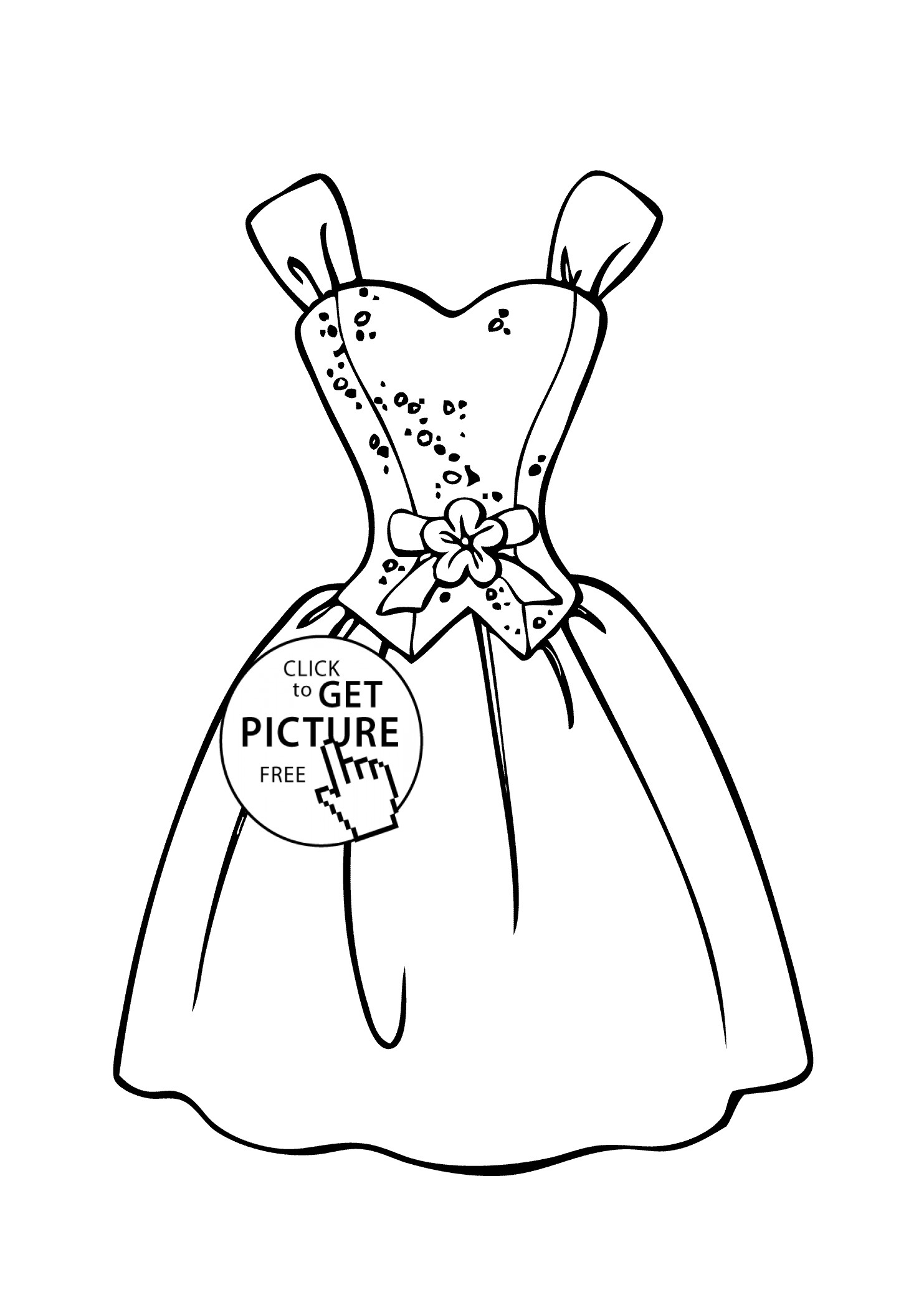 Wedding Dress Coloring Pages at GetColorings.com | Free printable