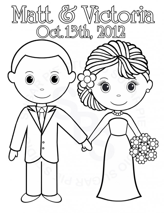 Wedding Party Coloring Pages at GetColorings.com | Free printable