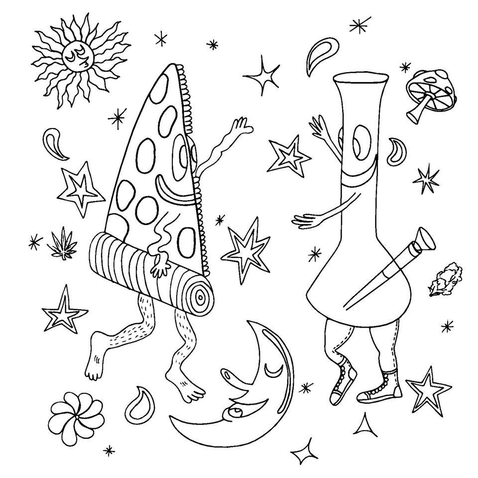 Weed Coloring Pages at GetColorings.com | Free printable colorings