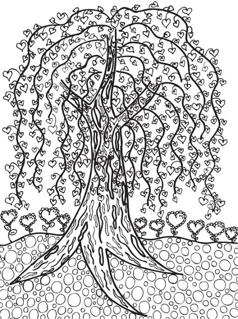 Weeping Willow Coloring Pages at GetColorings.com | Free printable