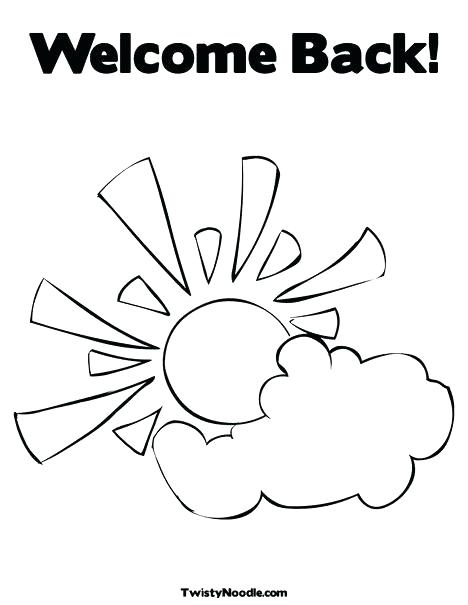 Welcome Back Welcome Home Coloring Pages : Welcome To School Coloring