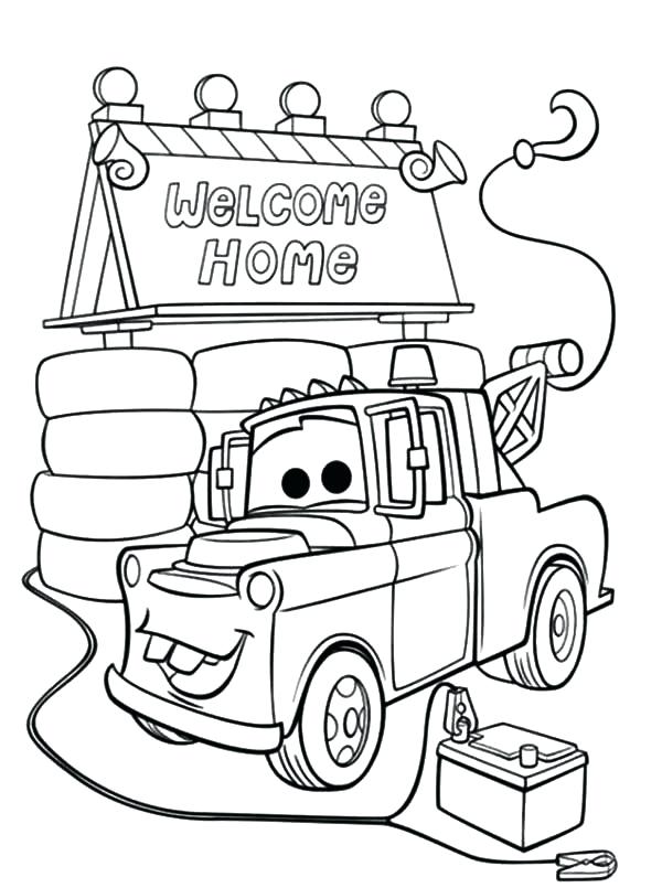 Welcome Home Coloring Page at GetColorings.com | Free printable