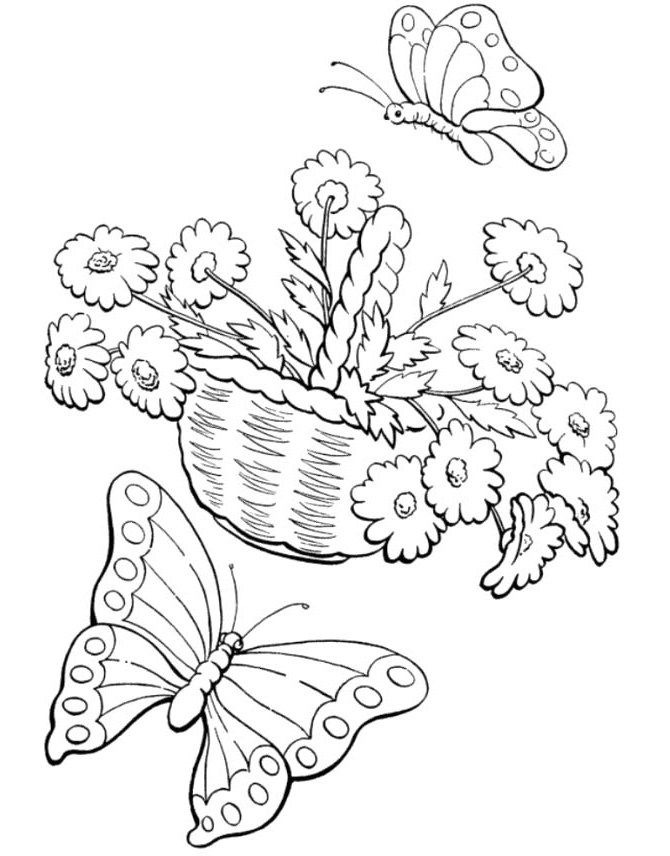 Welcome Spring Coloring Pages at GetColorings.com | Free printable