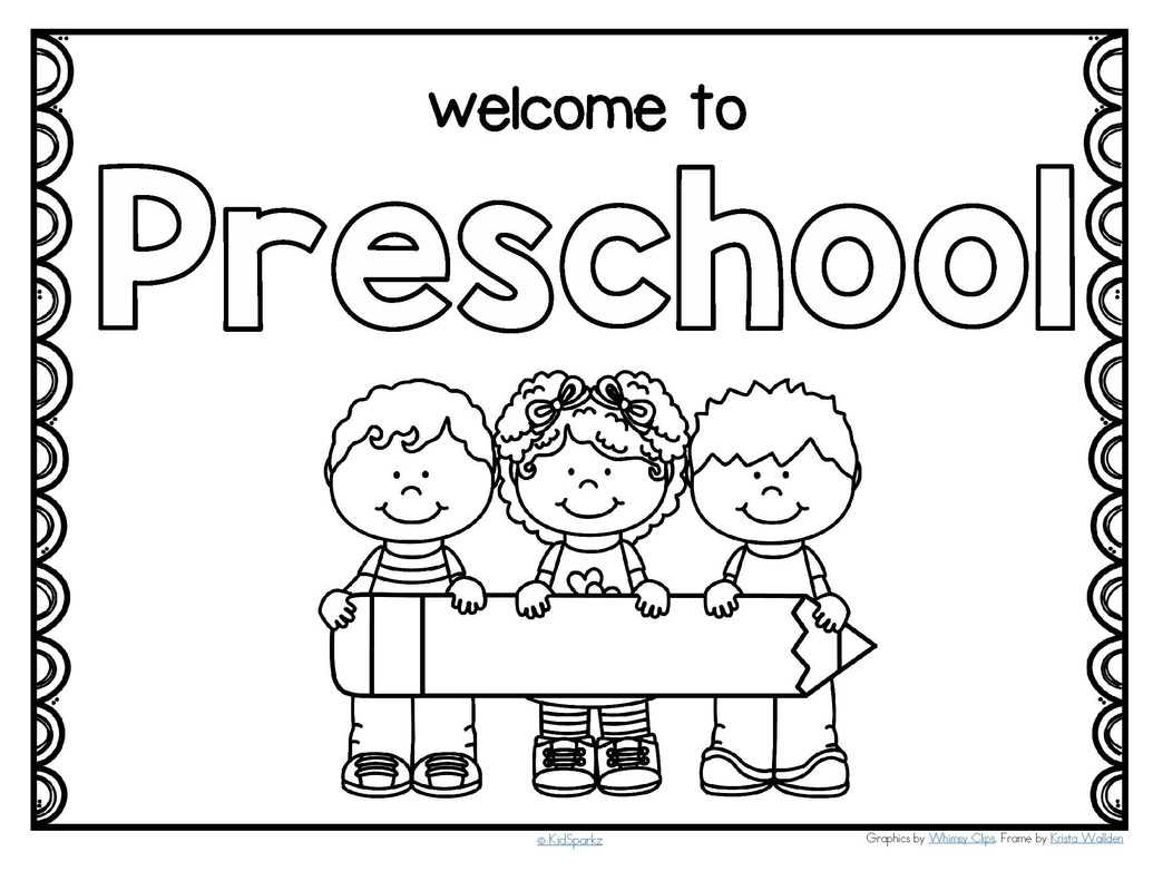 Welcome To Preschool Coloring Pages At GetColorings Free 