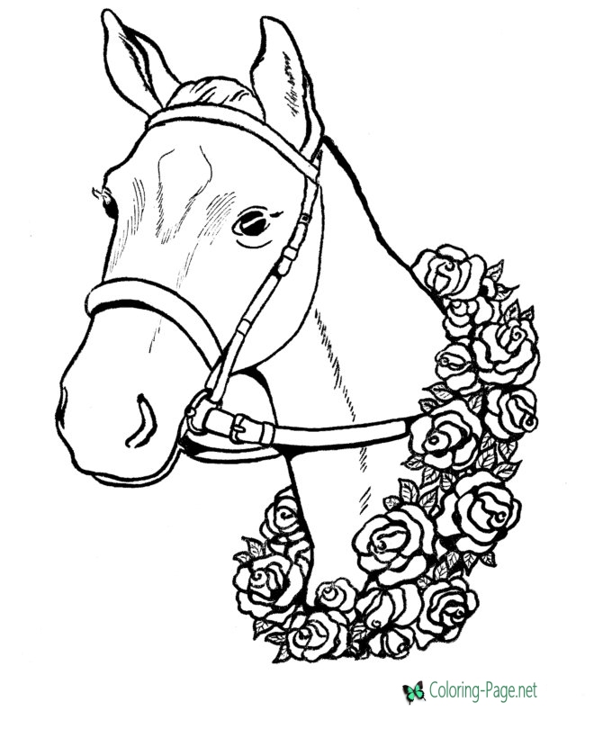 Western Horse Coloring Pages at GetColorings.com | Free printable