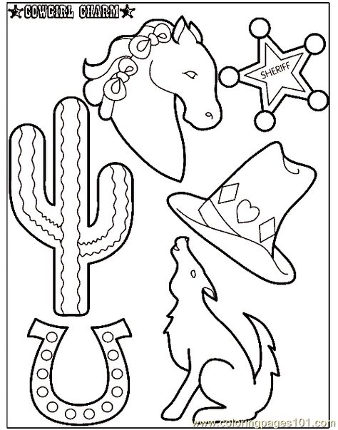 Western Theme Coloring Pages At GetColorings Free Printable 