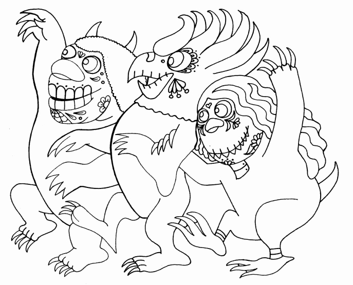 Where The Wild Things Are Coloring Pages Printable at GetColorings.com