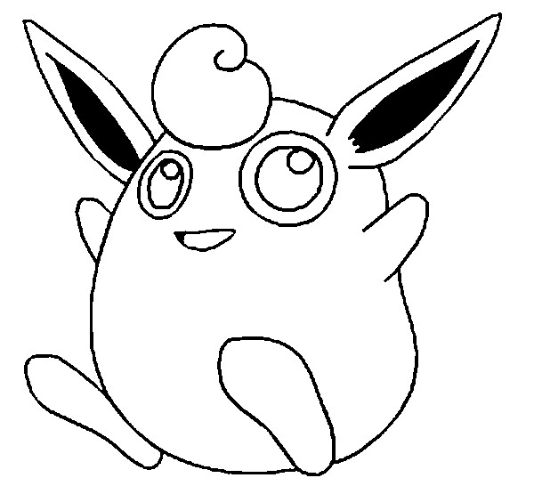 Wigglytuff Coloring Page At Getcolorings Free Printable Colorings