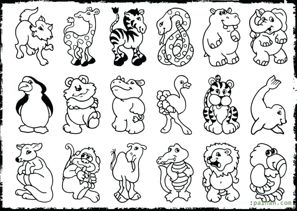 Wild Animals Coloring Pages Printable at GetColorings com Free