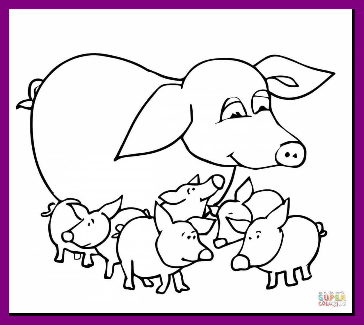 Wild Pig Coloring Pages at GetColorings.com | Free printable colorings