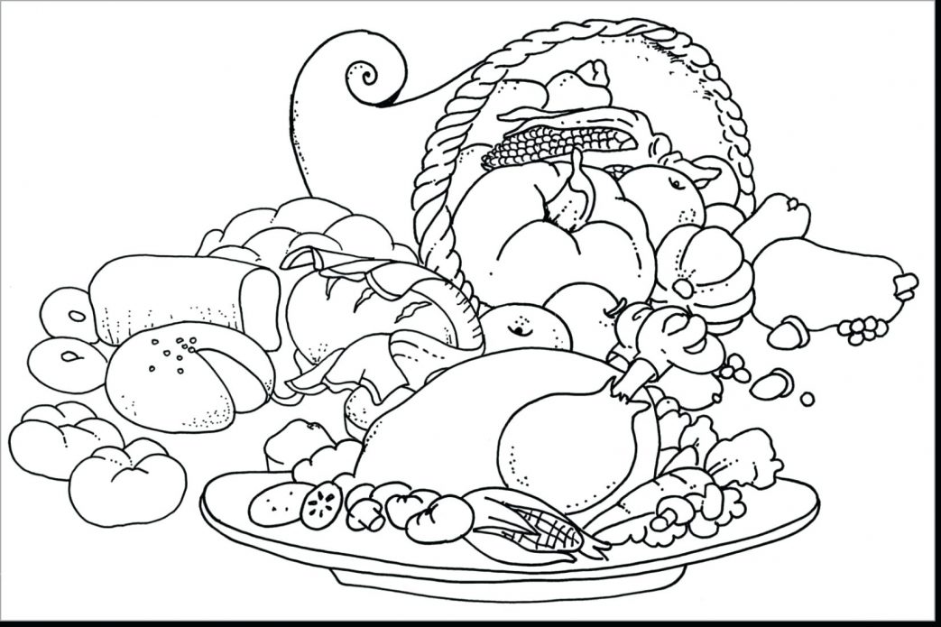 1043x695 Coloring Pages Wild Turkey Thanksgiving Draw So Cute Printable In