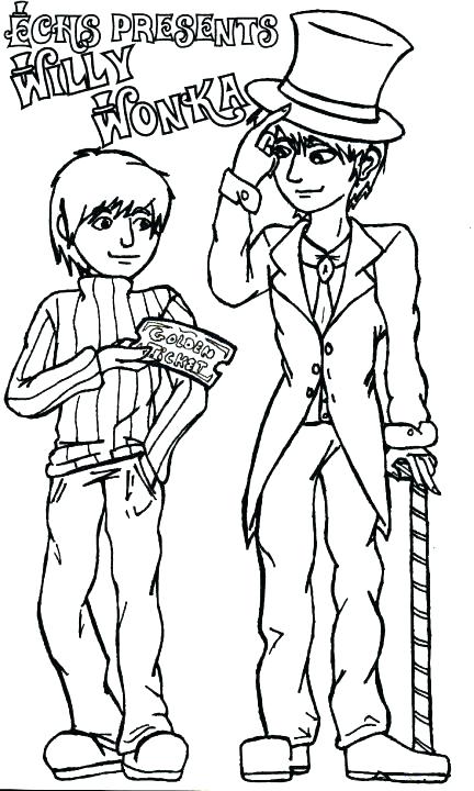 Willy Wonka Coloring Pages At GetColorings Free Printable 