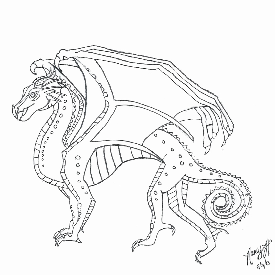 Wings Of Fire Coloring Pages Coloring Pages