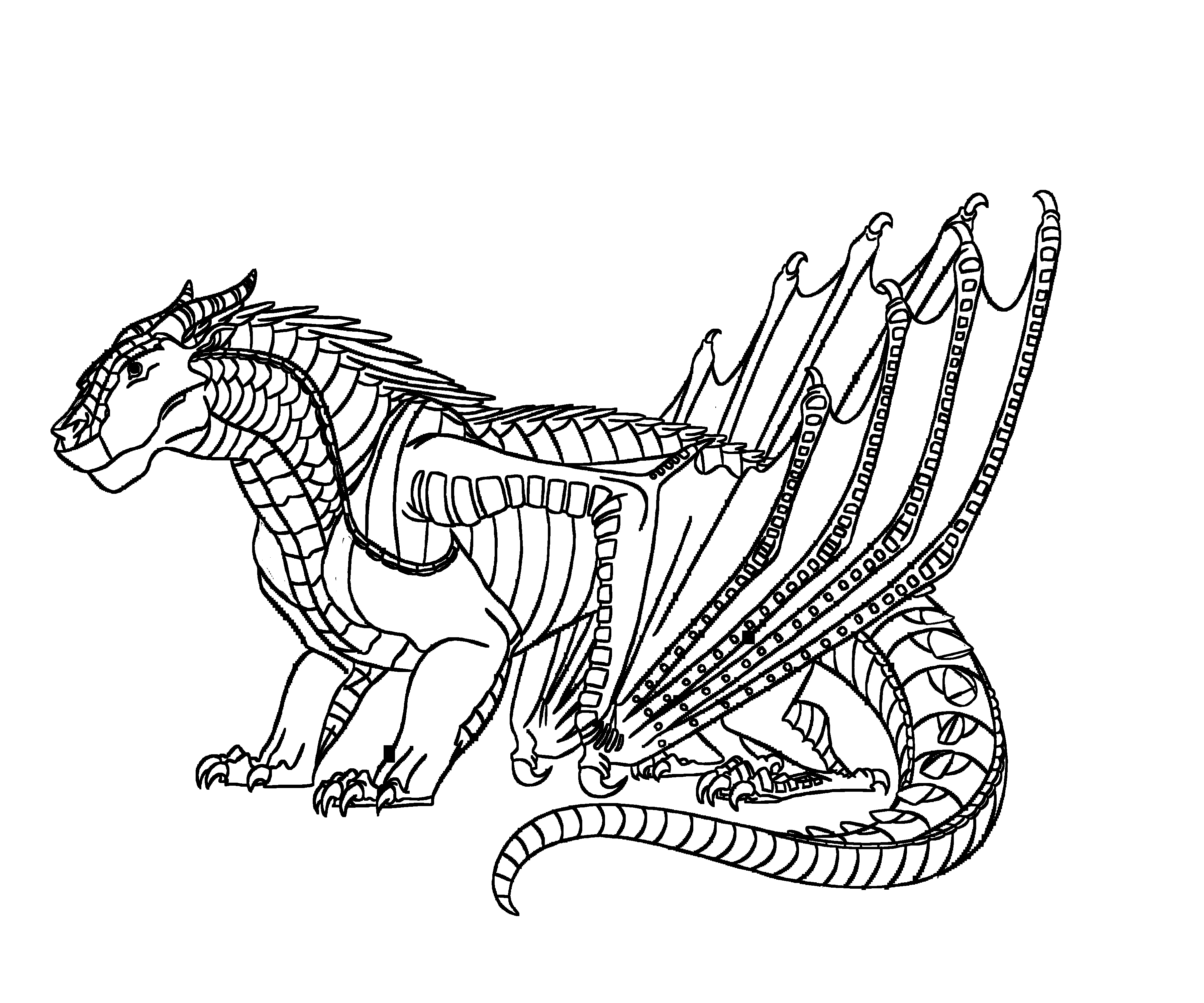 Wings Of Fire Dragon Coloring Pages At GetColorings Free 