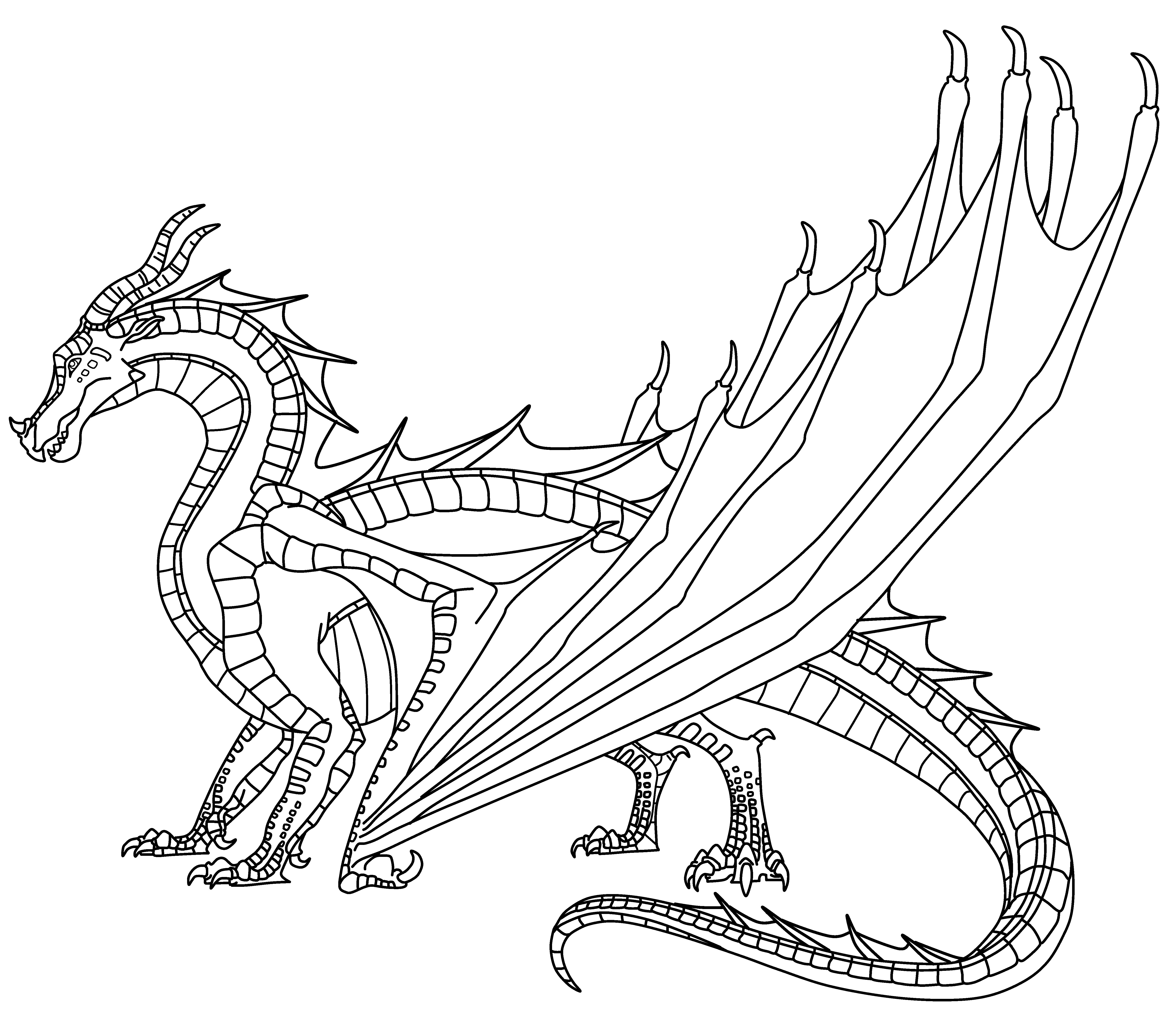 Wings Of Fire Seawing Coloring Pages At GetColorings Free