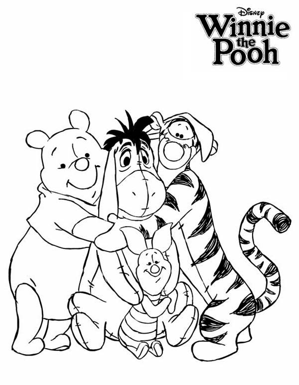 Winnie The Pooh And Friends Coloring Pages at GetColorings.com | Free