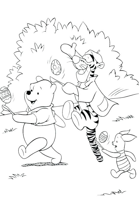 Winnie The Pooh Easter Coloring Pages at GetColorings.com | Free