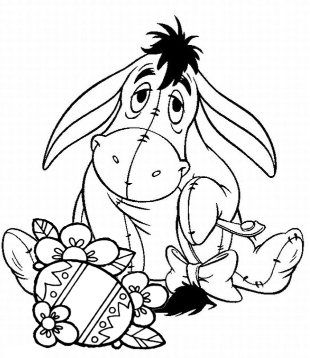 Winnie The Pooh Easter Coloring Pages at GetColorings.com | Free