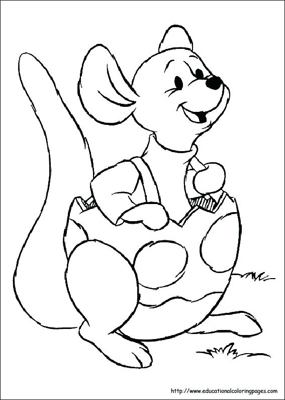 Winnie The Pooh Easter Coloring Pages at GetColorings.com | Free