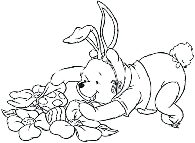 Winnie The Pooh Easter Coloring Pages at GetColorings.com | Free