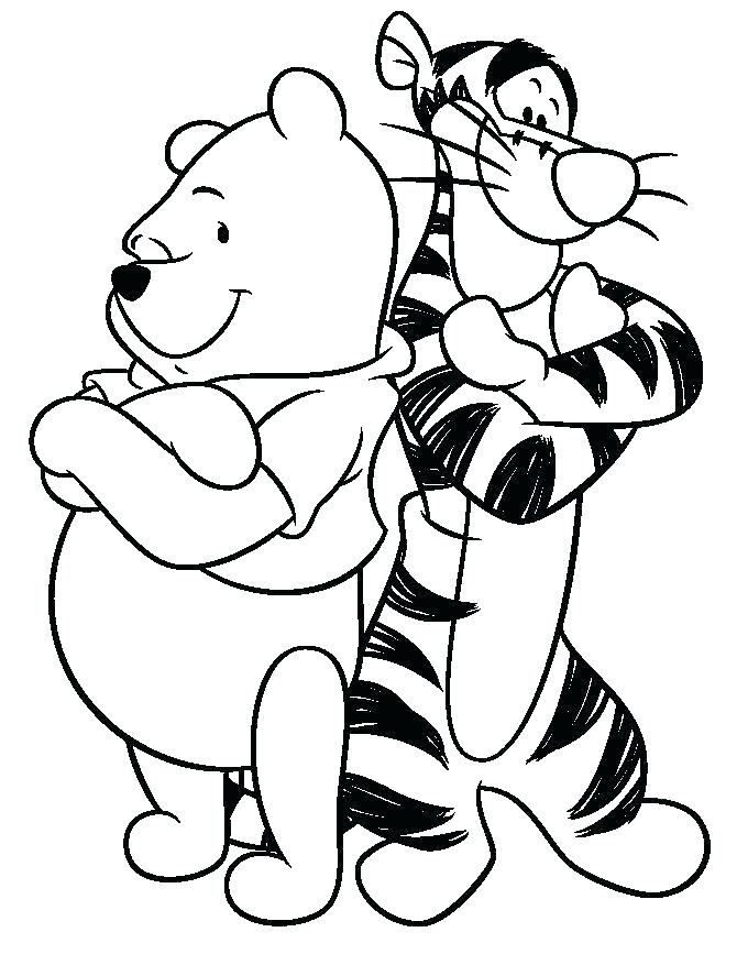 Winnie The Pooh Valentines Day Coloring Pages At GetColorings