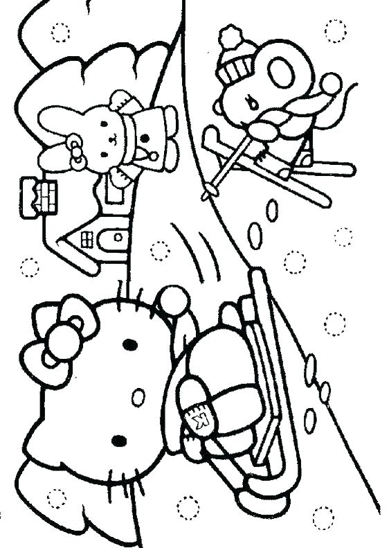Winter Coloring Pages Kindergarten at GetColorings.com ...