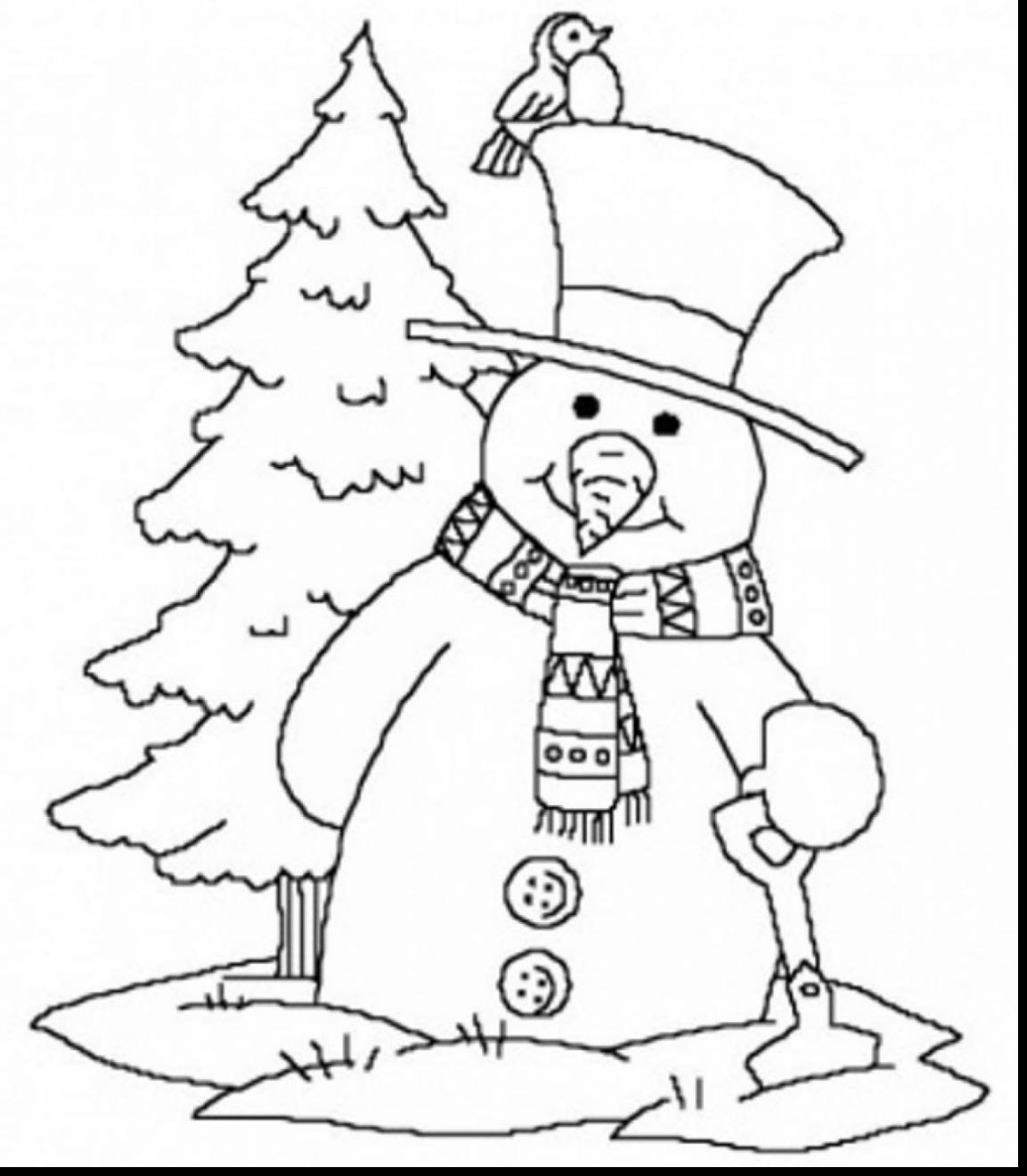 Winter Coloring Pages Kindergarten At Getcolorings.com 