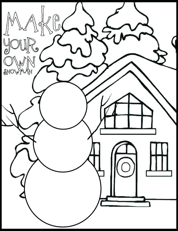 Winter Coloring Pages Pdf at Free