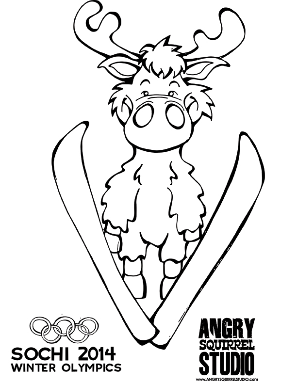 Winter Olympics Coloring Pages at GetColorings.com | Free printable