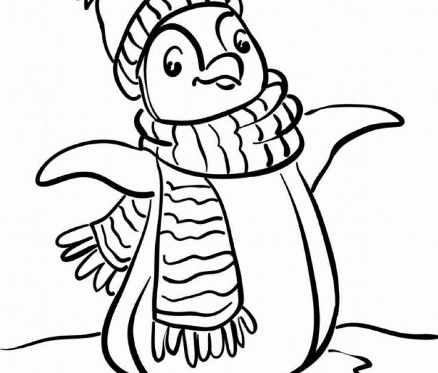 Winter Penguin Coloring Pages At Getcolorings.com 