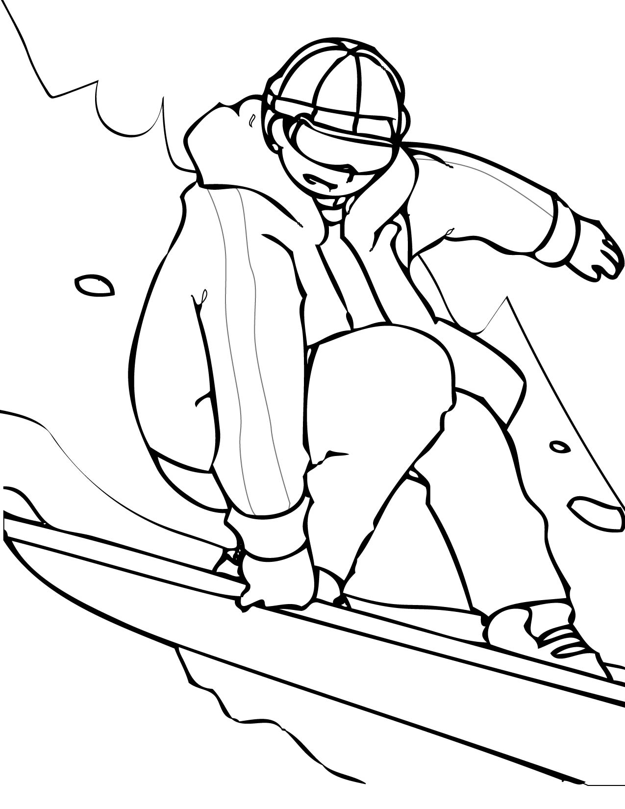 Winter Sports Coloring Pages At GetColorings Free Printable 