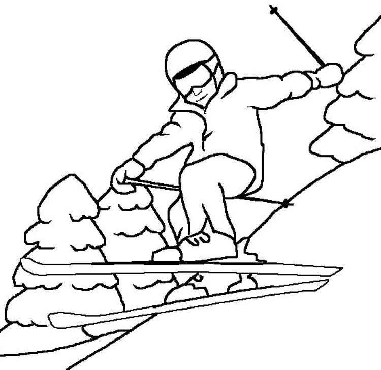 Winter Sports Coloring Pages 37 