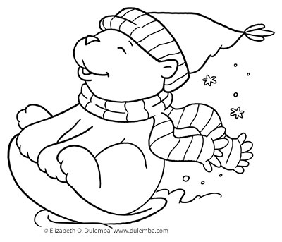 Winter Themed Coloring Pages at GetColorings.com | Free printable