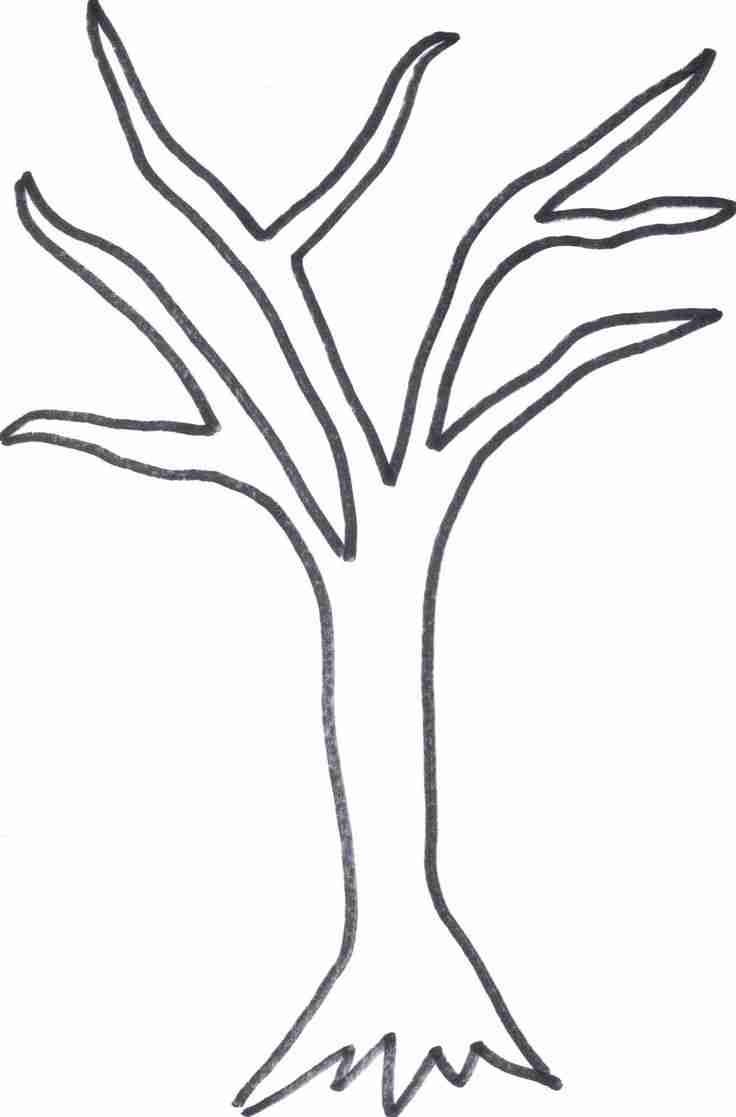 Winter Tree Coloring Page at GetColorings.com | Free ...