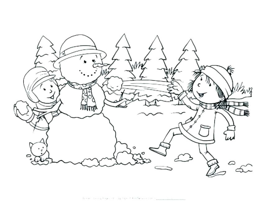 Winter Wonderland Coloring Pages at GetColorings.com ...