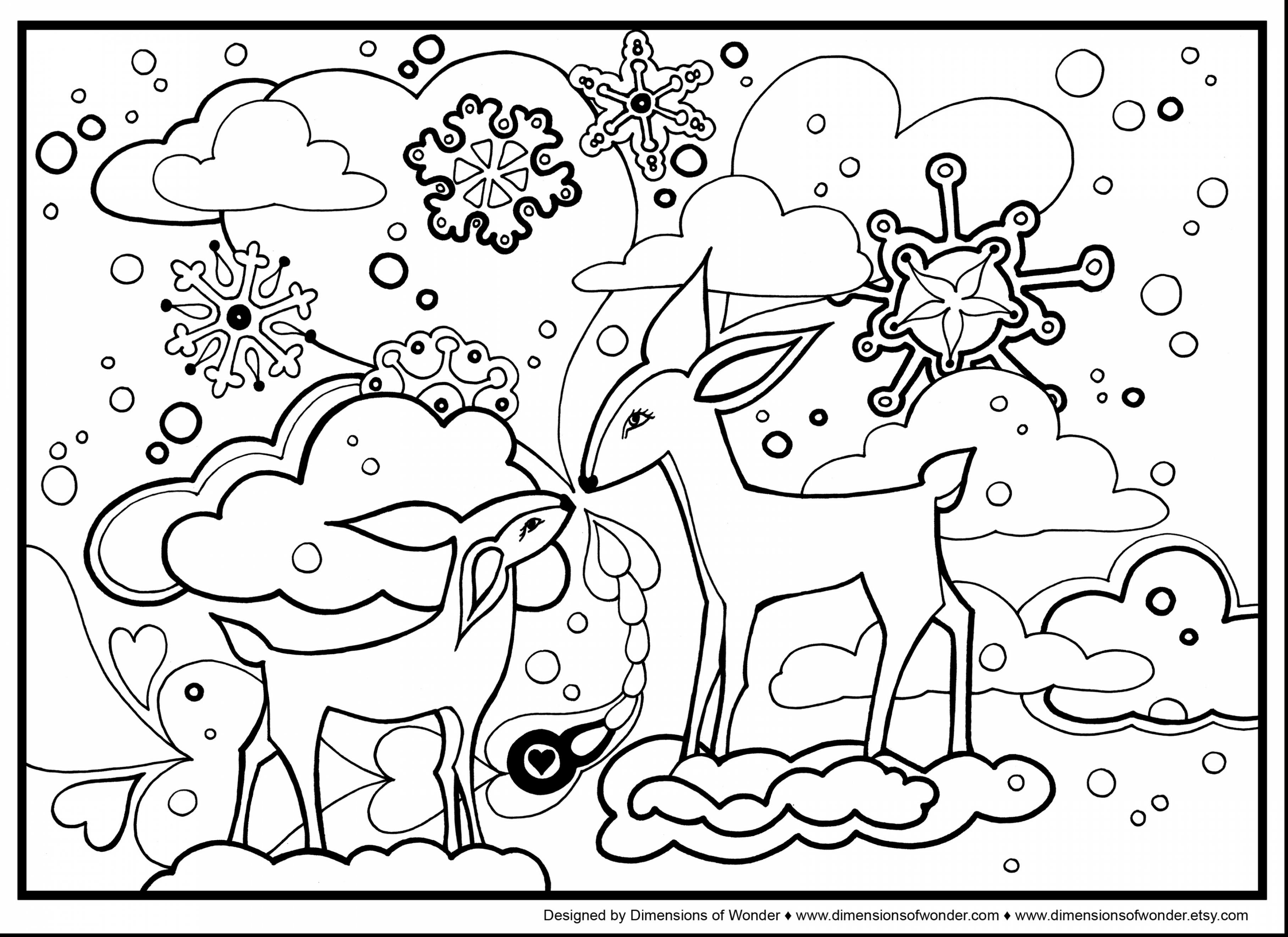 Winter Wonderland Coloring Pages at GetColorings.com | Free printable