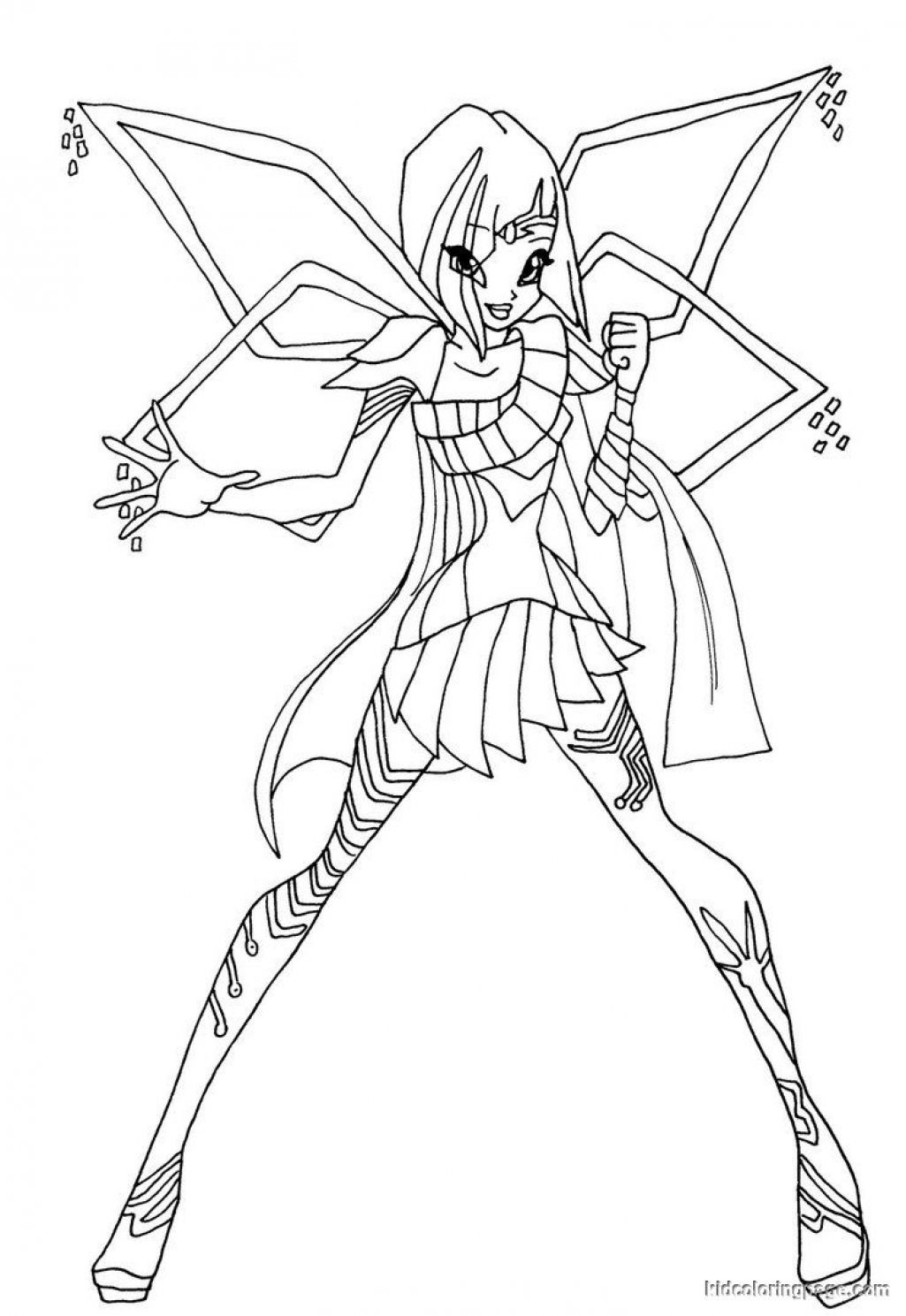 Winx Club Bloomix Coloring Pages At GetColorings Com Free Printable