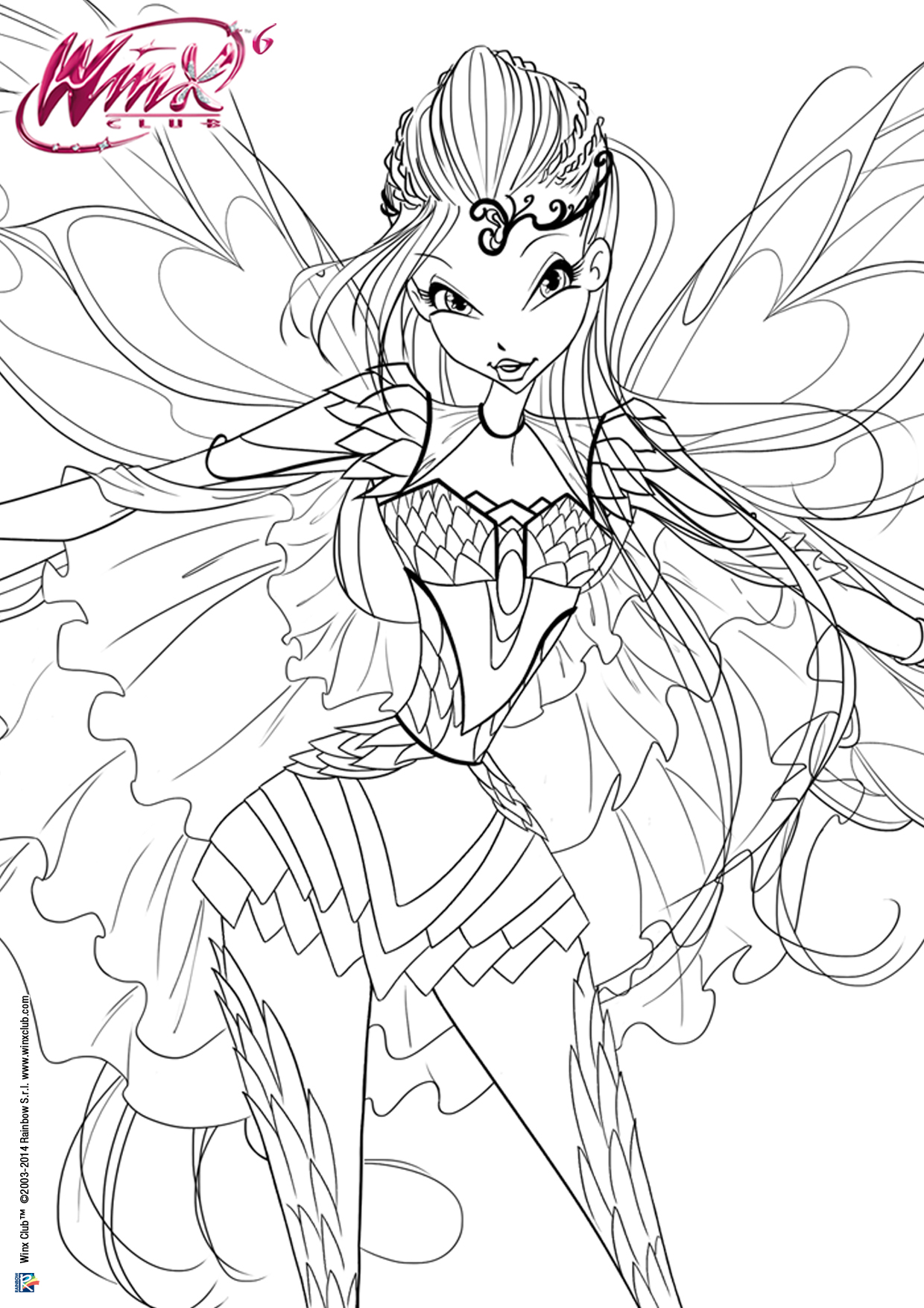 Winx Club Bloomix Coloring Pages At GetColorings Free Printable