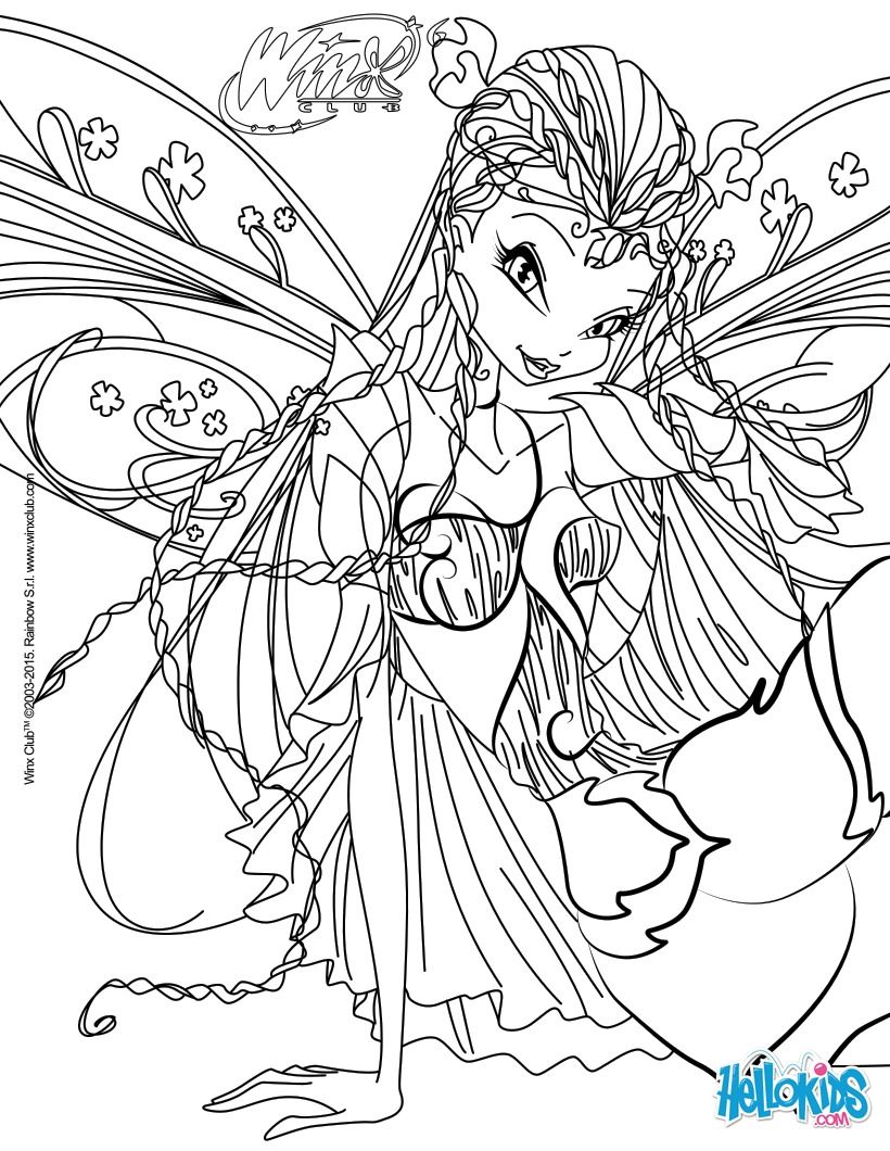 Coloriage A Imprimer Winx