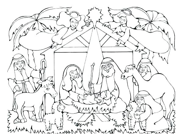Wise Men Coloring Page at GetColorings.com | Free printable colorings