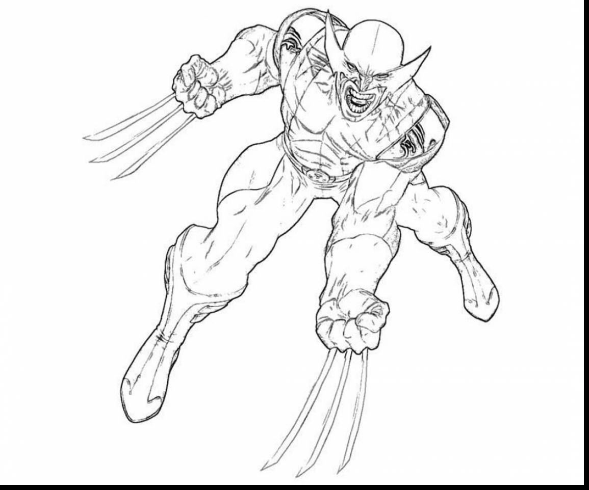 Wolverine Cartoon Coloring Pages at GetColorings.com | Free printable