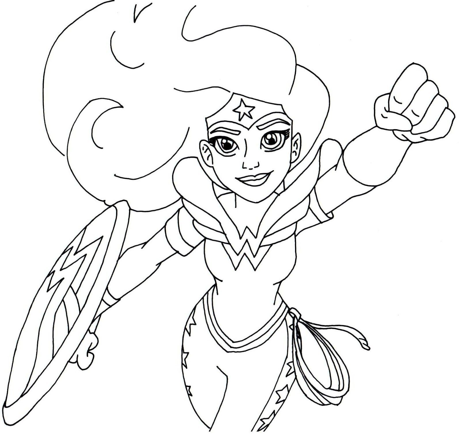 Wonder Woman Coloring Pages For Adults at GetColorings.com | Free