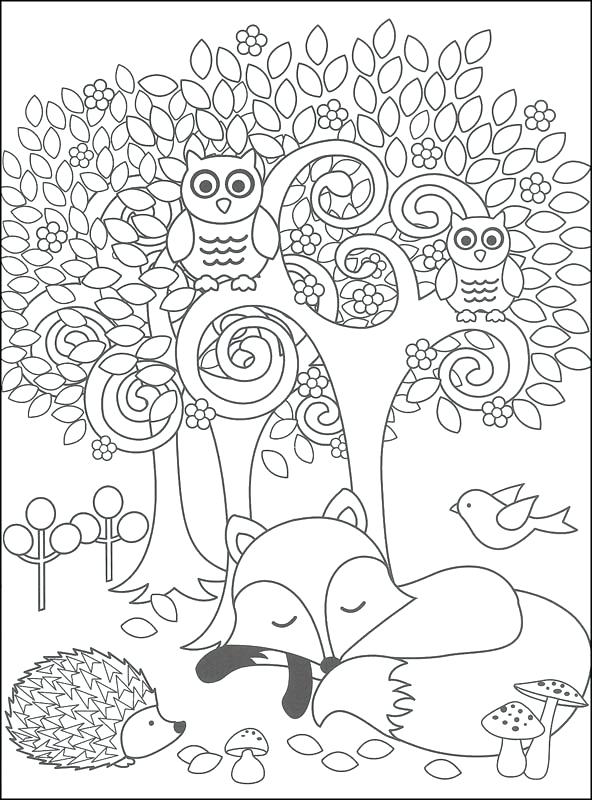 Woodland Animal Coloring Pages at GetColorings.com   Free ...